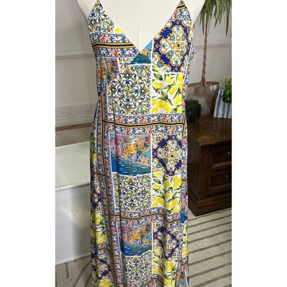 Terez Amalfi Patchwork V Neck Dress - Picture 4 of 6
